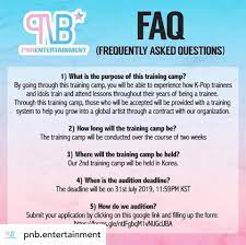 Jyp audition is looking for the next global star. Here Are Faq If You Want To Know More About The Audition For Pnb S M Jyp V Square Global Online Auditions Help Info Facebook