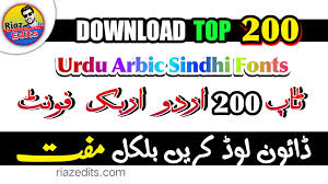 Download Best Urdu Sindhi Arabic Fonts Free Download