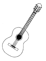 Black And White Electric Guitar Drawing Sidewalk 94 Avenue A New York Ny 10009 212 473 7373 Poppin Clipart Best Guitar Clipart Clipart Black And White Clip Art