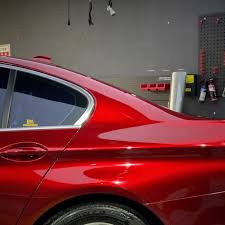 Gloss Metallic Cherry Red Car Wrap