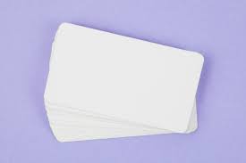 Blank business card free printable business card template for word. Blank Business Card Template Nohat Free For Designer