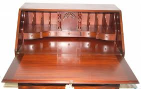 Maybe you would like to learn more about one of these? Antique Maddox Colonial Reproductions Secretary Desk Mahogany W Serpentine Bowfront