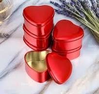 Heart Shaped Tin Box