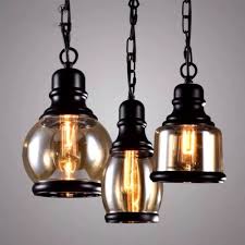 Industrial Loft Pendant Lamp Vintage Chandelier Fixture In 2020 Modern Glass Pendant Light Modern Pendant Lamps Bottle Pendant Light