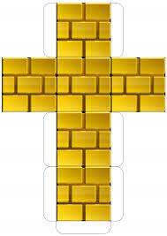Mario Gold Brick Block Template Pdf Google Drive Mario Super Mario Kinderfeestje