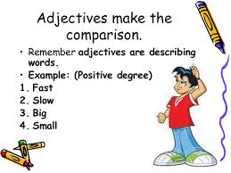 Any of various units of measurement these are words often used in combination with degree. Degrees Of Comparison