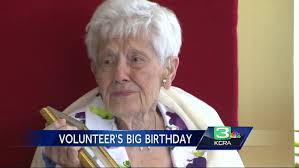 Sacramento hospital volunteer turns 100