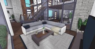 Best bloxburg house ideas in roblox: The Entrance Living Room And Kitchen In The House I Recently Made Bloxburg