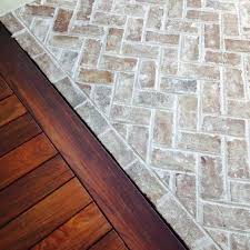 Tile Transitions San Diego Marble Tile Brick Flooring Entryway Flooring Brick Tile Floor