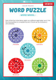 Pit your brain against some of most challenging puzzles you can find, anywhere. Brain Teaser Word Wheel Mighty Minds