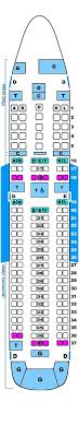 Seat Map Continental Airlines Boeing B767 200er Seatmaestro