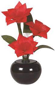 That's why flowerpots are always wider at the top than the bottom. Amazon Com Colorful Fiber Optic Flower Home Decorative Simulation Flower Pot Lamp Lights Color Gradient Flower Bouquet Us Plug Red Home Kitchen