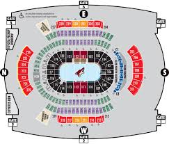 Gila River Arena Seating Map
