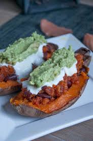 Patates Douces Farcies A La Mexicaine Et Son Guacamole Lesideesclaire Fr Recette Patate Douce Recette Mexicaine Recettes De Cuisine