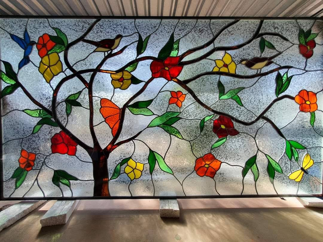 Original stain hand work glass color glass product image