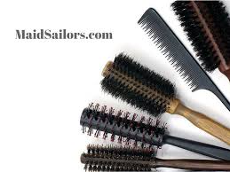 Hair types that would benefit from using this brush is short to medium hairstyles worn smooth or messy, curly hair that you are trying to blowdryer straight the paddle brush is a very popular brush and ideal for longer and thicker hair types. How To Clean Hair Brushes Maid Sailors