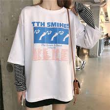 Free Shipping Harajuku Ulzzang Oversize Tshirt Cartoon Print Short Sleeve T Shirts Korean Style Women Loose Summer T Shirt Female Casual Tops Jkp2190 Casual Tshirt Outfit Womens Shirts Casual Tops