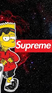 Cool supreme ringtones and wallpapers. Supreme Wallpaper Cool Bart Simpson Supreme Novocom Top