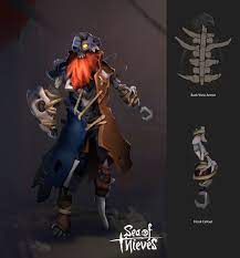 Artstation Sea Of Thieves Emissary Ine T Sjoen Sea Of Thieves Character Art Pirate Art