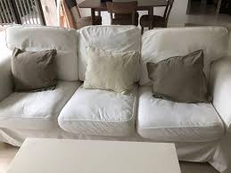 Unfollow ektorp sofa bed to stop getting updates on your ebay feed. Used Ikea Ektorp 3 Seater White Sofa Furniture Sofas On Carousell