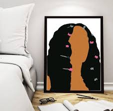 Solange Seat At The Table Wall Artwall Art Black Girl Magic Etsy In 2021 Black Art Painting Painting Art Projects Diy Canvas Art