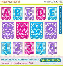 60 Off Papel Picado Alphabet Clipart Letters Numbers Skulls Mexico Dia De Muertos Pink Blue Violet Purple Scrapbook Set 53 Destination Wedding Save The Dates Papel Picado Clip Art