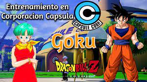 Goku entrenamiento el la corporación capsula Dragon Ball Z Kakarot - YouTube