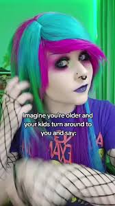 Imagine having a boring life. not me. #CapCut #emoqueen #emomakeup #emohair  #irish #scenehair #noregrets #emogirl #coloredhair #yolo