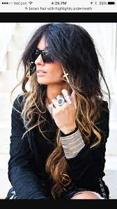 Dark Brown Hair With Blonde Highlights Underneath Dark Brown Hair With Blonde Highlights Brown Blonde Hair Blonde Highlights Underneath