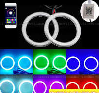 Multi-Color RGB LED Light Guide Angel Eyes Halo Rings for Car Headlight  Retrofit