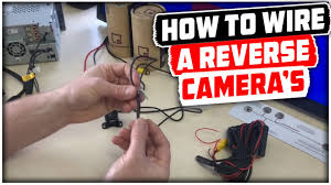Ground, ignition, reverse and camera unit. How To Wire A Reverse Cameras Reverse Camera Wiring Explained Youtube