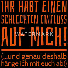 Lustige Beste Freunde Spruche Schlechter Einfluss Manner Premium Kapuzenjacke Spreadshirt