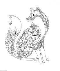 The fox is an intelligent, curious animal with brilliant hunting skills and a beautiful coat. é€™åæ'ç•«å®¶å‰µä½œçš„æˆäººè'—è‰²æœ¬åœ¨å…¨çƒè³£100å¤šè¬æœ¬ çœ‹å®Œå¾Œé€£æˆ'ä¹Ÿå¥½æƒ³è¦è²· Fox Coloring Page Forest Coloring Pages Animal Coloring Pages