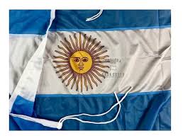 Tú, la más noble, la más gloriosa y santa; Bandera Argentina De Flameo 90x144cms Oficial Reforzada Mercado Libre