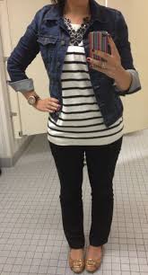 Black And Blue Denim Jacket Black Stripes And Blue Jean Jacket With Images Fashion Jacket Outfits Black Outfit