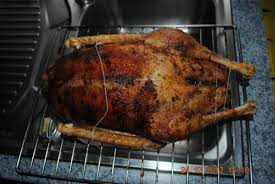 Gefullte Gans Niedrigtemperatur Rezept Kochbar De