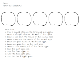 Not Very Fancy I Love Apples Following Directions Easy Lessons How To Memorize Things