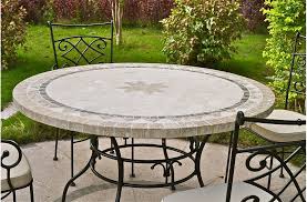 Import quality mosaic patio furniture supplied by experienced manufacturers at global sources. 125 160cm Outdoor Garden Round Mosaic Stone Marble Dining Table Mexico