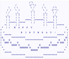 We have also cool fancy text and ascii art with cool text symbols. Happy Birthday Ascii Land Der Erfinder Das Schweizer Magazin Fur Innovationen