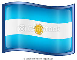 From wikimedia commons, the free media repository. Argentina Flag Icon Isolated On White Background Canstock