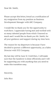 How to a letter of resignation. The Best Professional Resignation Letter Sample Flexmyfinances Com