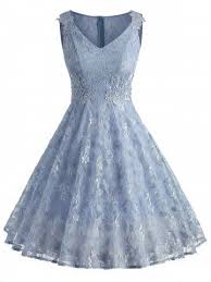 Black And Blue Dress Illusion Original Picture V Neck Floral Lace A Line Dress Blue Angel 2xl Cheap Lace Dress Lace Dress Lace A Line Dress