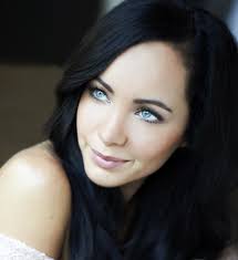 Latvian Canadian Actress Ksenia Solo Dark Hair Blue Eyes Girls With Black Hair Hair Pale Skin