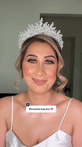 Romantic Low Bun Hairstyle for Bridal and Special Occasions