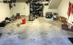 Power wash concrete and make sure it is free from dirt, dust and debris. Grinding Versus Acid Etching Garage Floors All Garage Floors