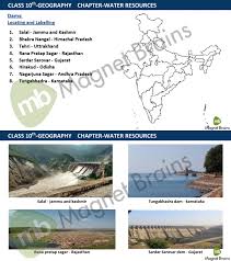 Map means cloth or tablecloth taken from the word mappa (greek). Chapter Water Resources 10th Geography Map Work