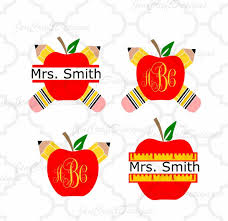 This Item Is Unavailable Etsy Monogram Svg Teacher Apple Monogram Frame