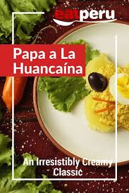 Papa A La Huancaina An Irresistibly Creamy Classic Eat Peru Recipe Peruvian Recipes Peruvian Cuisine Eat
