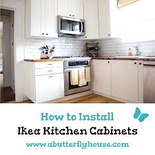 Which is a good thing because the plastic legs that come with the kitchen are surprisingly flimsy. How To Install Ikea Cabinets A Butterfly House
