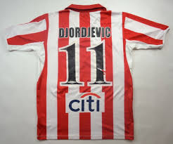 Olympiacos is the most popular greek club with around two and a half million fans in greece. 2004 05 Olympiakos Djordjevic Shirt M Football Soccer European Clubs Other European Clubs Classic Shirts Com